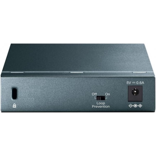 TP-Link TL-SG105, 5 Port Gigabit Unmanaged Ethernet Switch, Network Hub, Ethernet Splitter, Plug & Play, Fanless Metal Design, Shielded Ports, Traffic Optimization,Navy Blue